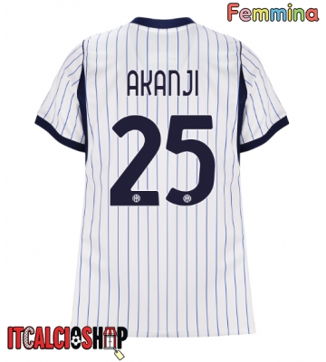Inter Milan Manuel Akanji #25 Seconda Maglia Femmina 2026-27 Manica Corta Inter Milan Manuel Akanji #25 Seconda Maglia Femmina 2026-27 Manica Corta
